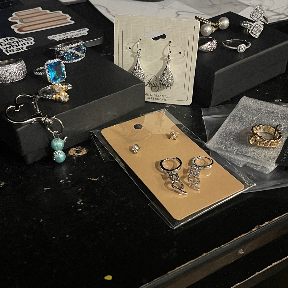 Elegant Silver and Gold Women's Jewelry Set - pick only 1